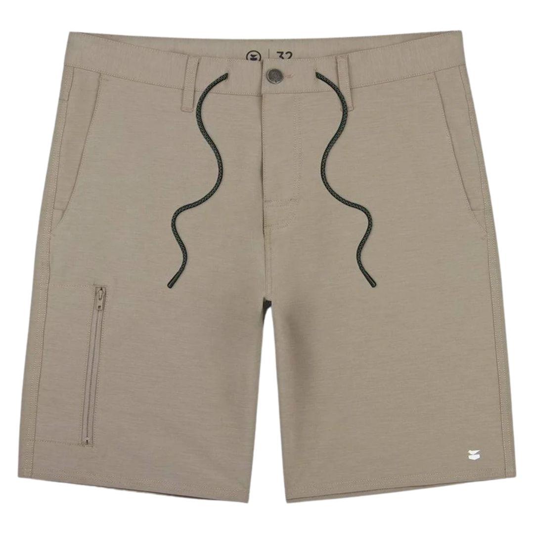 Jetty Men's Polywog Hybrid Walkshorts - Khaki